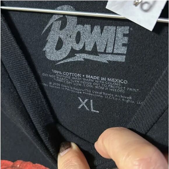 David Bowie Sunnis T-shirt Tee, Unisex Size XL / PTP 23” - Picture 6 of 7